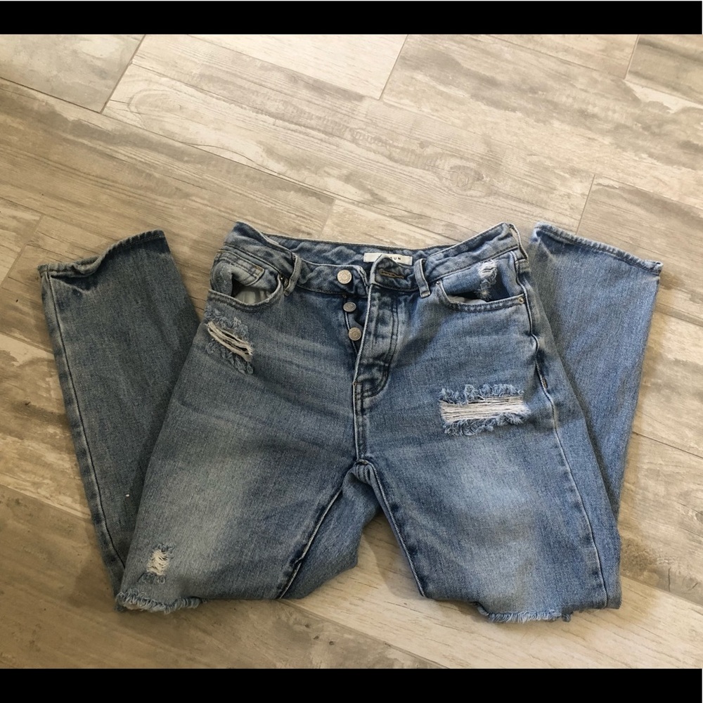 PacSun Acid Washed Mom Jeans